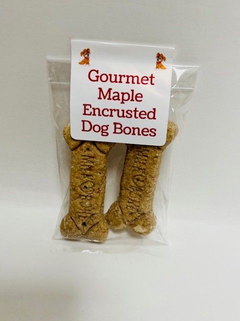Gourmet Maple Encrusted Dog Bones