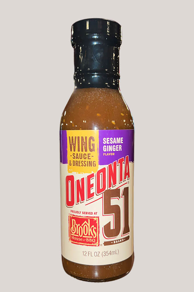 Oneonta Sesame Ginger Wing Sauce 12oz